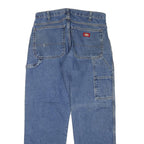 DICKIES Womens Blue Regular Fit Straight Leg Denim Jeans W32 L30 Workwear