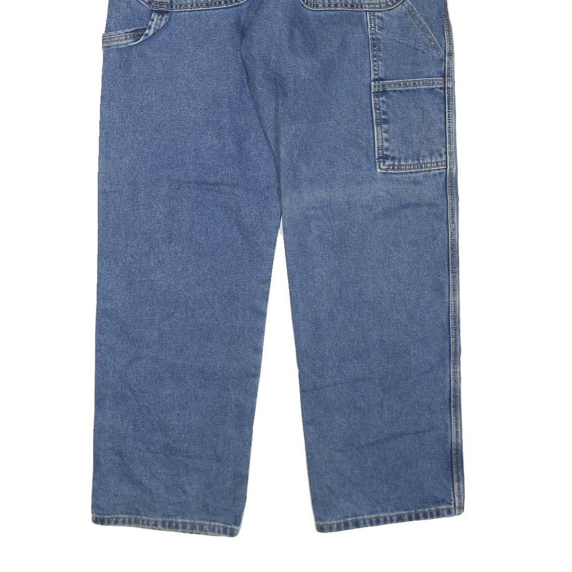 DICKIES Womens Blue Regular Fit Straight Leg Denim Jeans W32 L30 Workwear