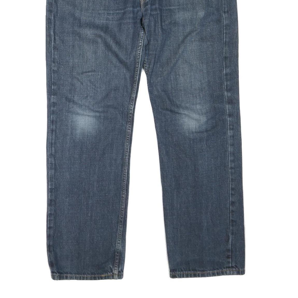 LEVI'S 514 Mens Jeans Blue Classic Straight Denim Medium W36 L30 Button Cotton