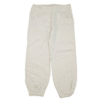 Womens Trousers Beige Regular Tapered Linen W32 L30