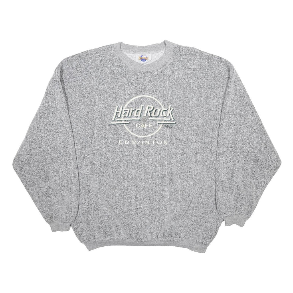 HARD ROCK CAFE Womens Grey Hard Rock Edmonton Crew Neck XL Sweatshirt Casual
