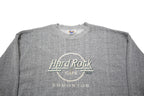 HARD ROCK CAFE Womens Grey Hard Rock Edmonton Crew Neck XL Sweatshirt Casual
