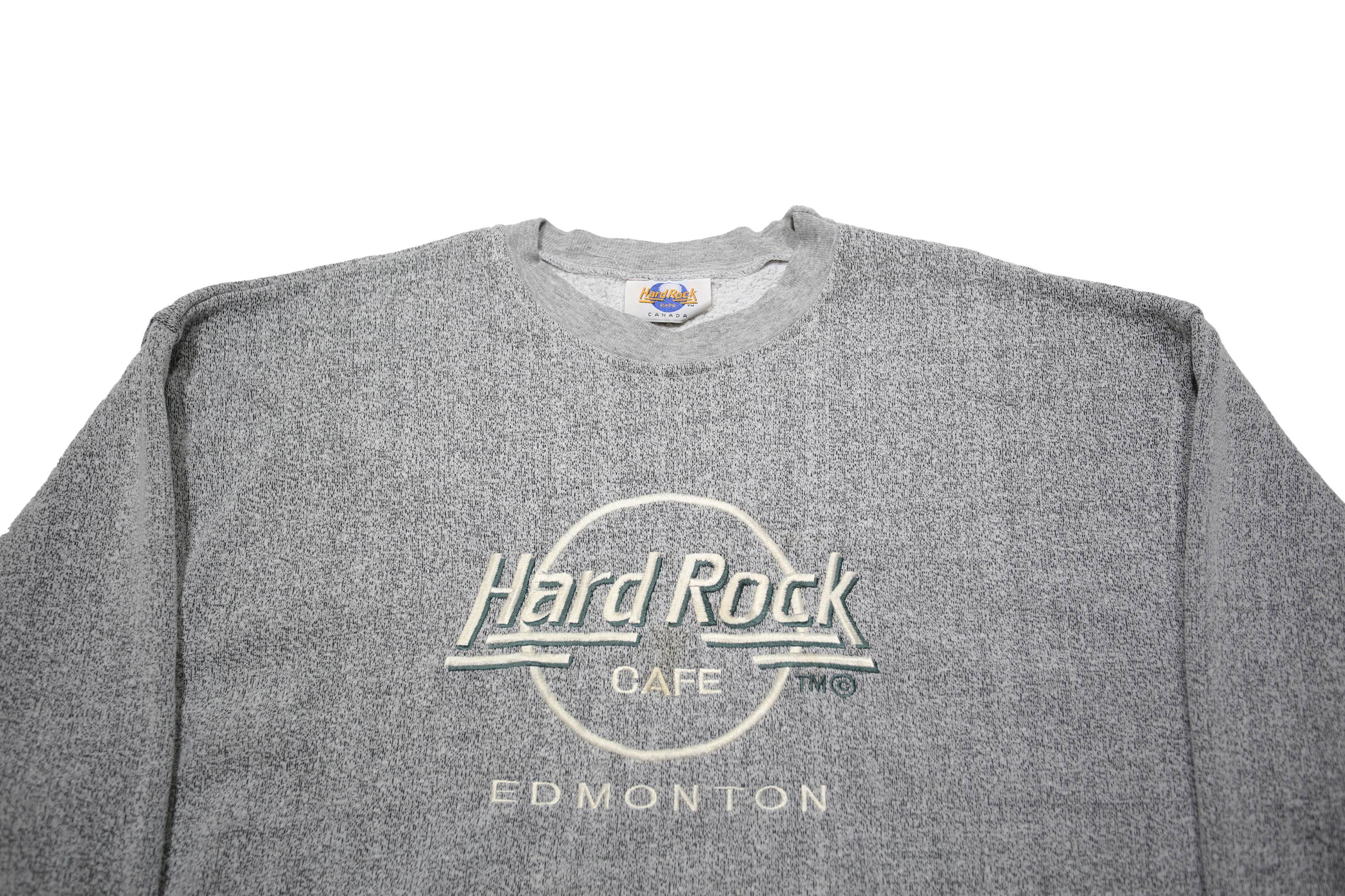 HARD ROCK CAFE Womens Grey Hard Rock Edmonton Crew Neck XL Sweatshirt Casual