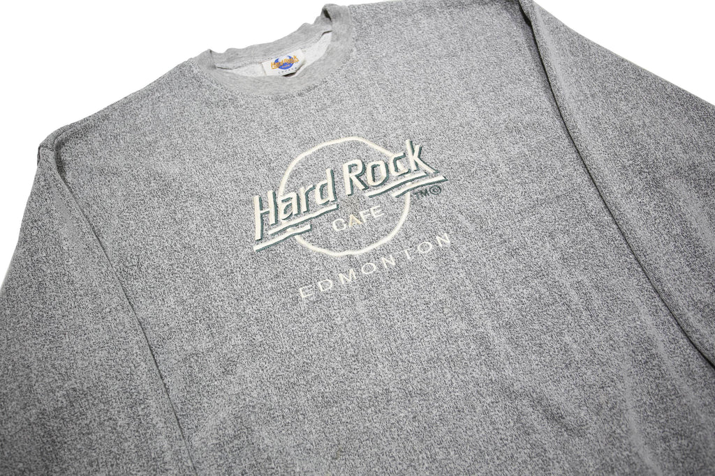 HARD ROCK CAFE Womens Grey Hard Rock Edmonton Crew Neck XL Sweatshirt Casual