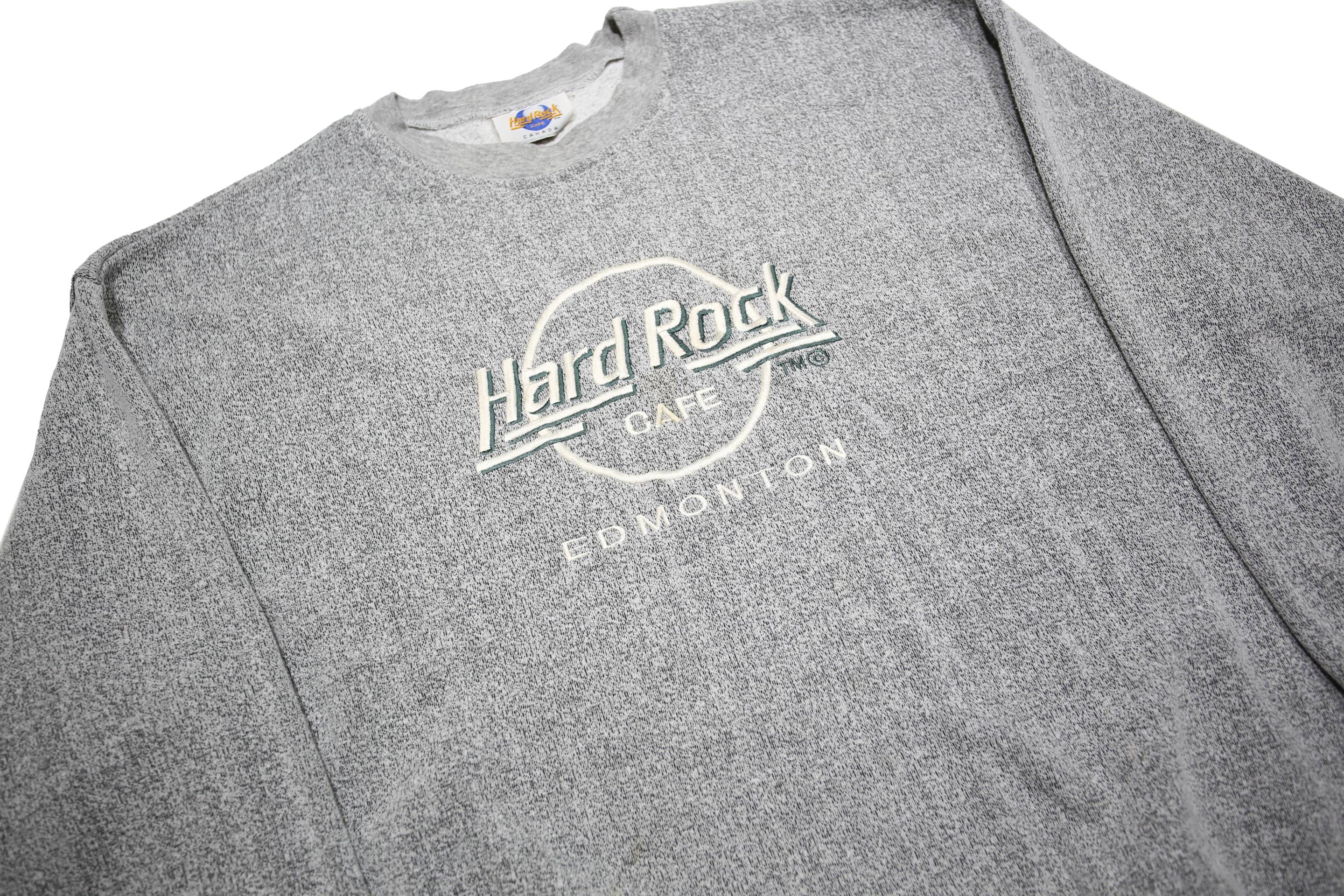 HARD ROCK CAFE Womens Grey Hard Rock Edmonton Crew Neck XL Sweatshirt Casual