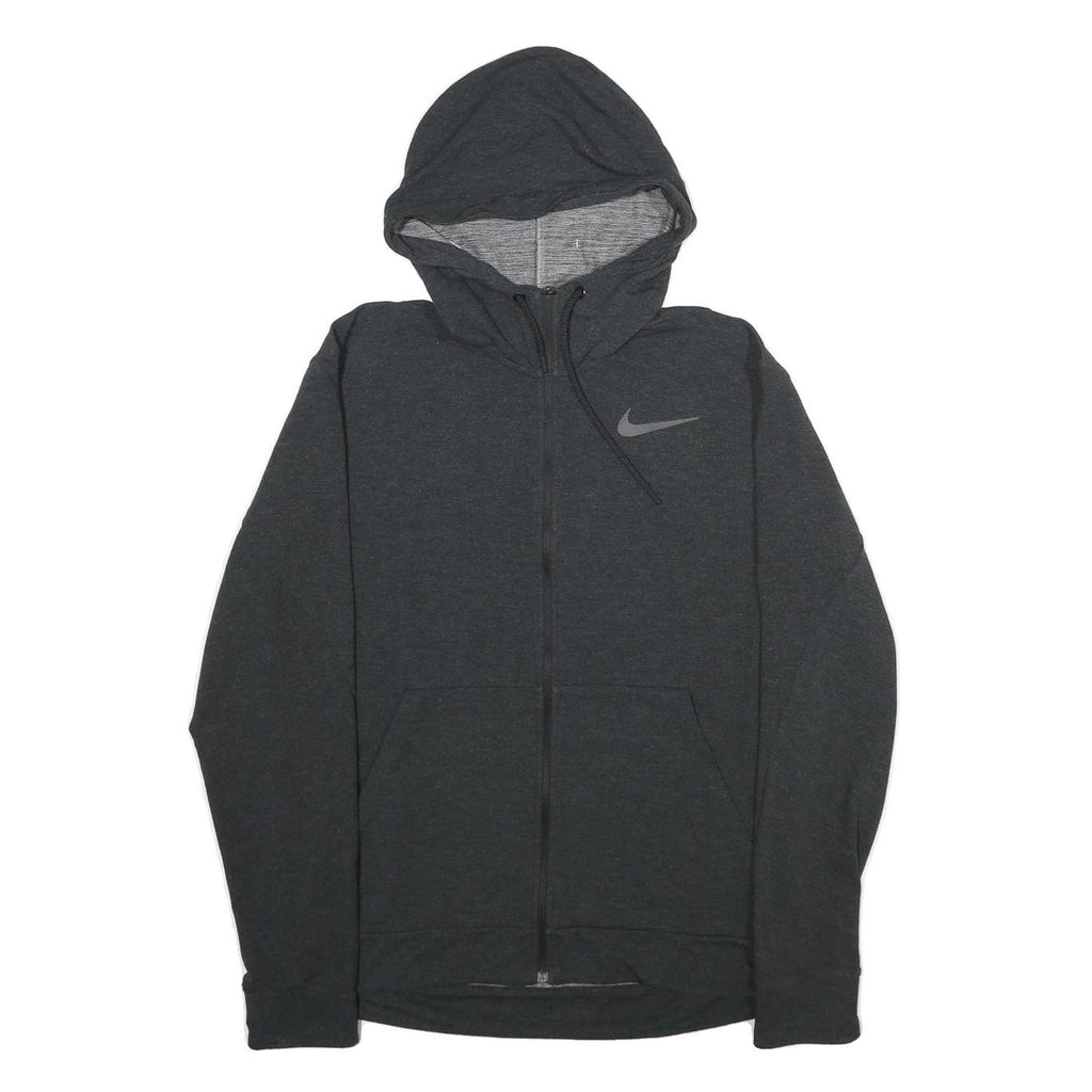 NIKE Mens Black Hoodie Full Zip M Athletic Sportswear Lightweight Sweatshirt