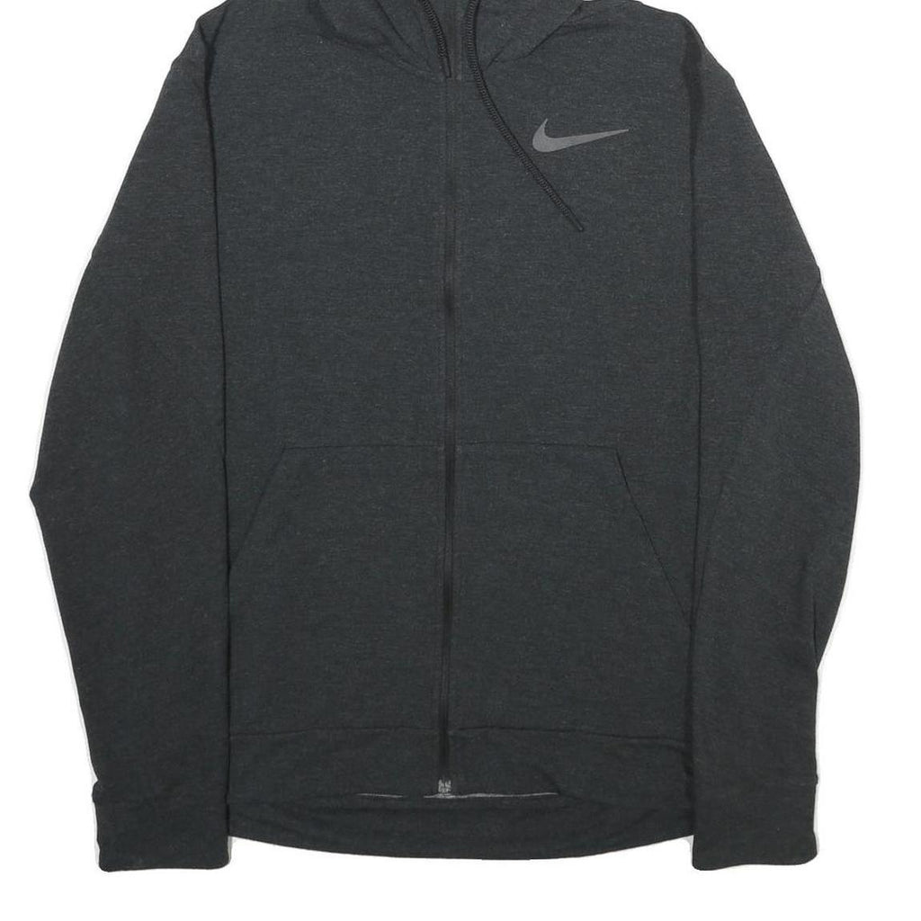 NIKE Mens Black Hoodie Full Zip M Athletic Sportswear Lightweight Sweatshirt