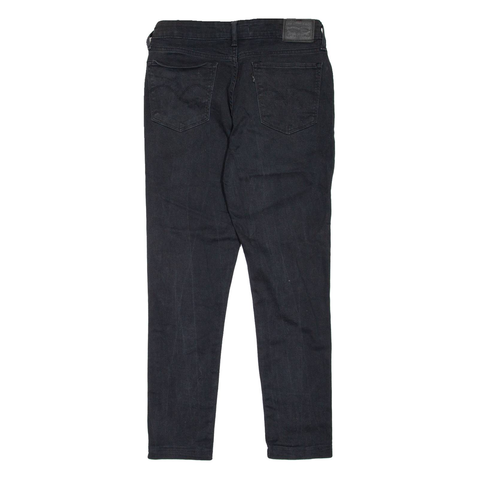 LEVI'S 711 Womens Jeans Black Slim Skinny W29 L26