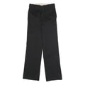 DICKIES Mens Polyester Blend Black Classic Straight Trousers W28 L32 Workwear