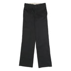 DICKIES Mens Polyester Blend Black Classic Straight Trousers W28 L32 Workwear