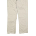 LEVI'S Mens Regular Fit Beige Cotton Blend Trousers W32 L30 Classic Zip Pocket