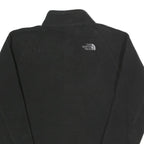 THE NORTH FACE Womens Black Zip Jacket L Polyester Blend Plain Outdoor Casual