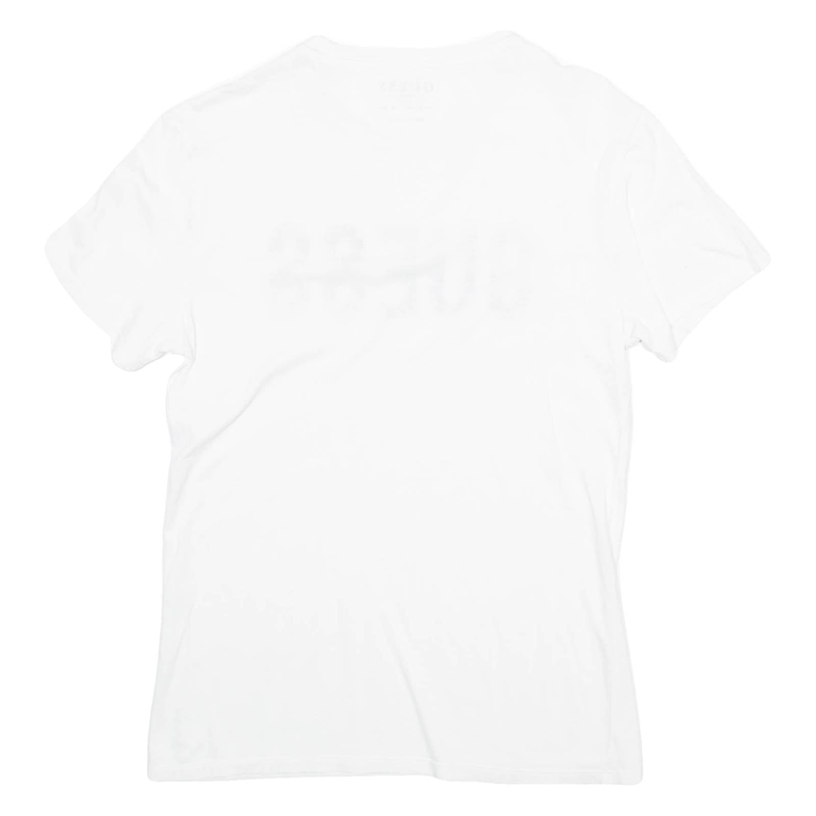 GUESS Mens T-Shirt White S