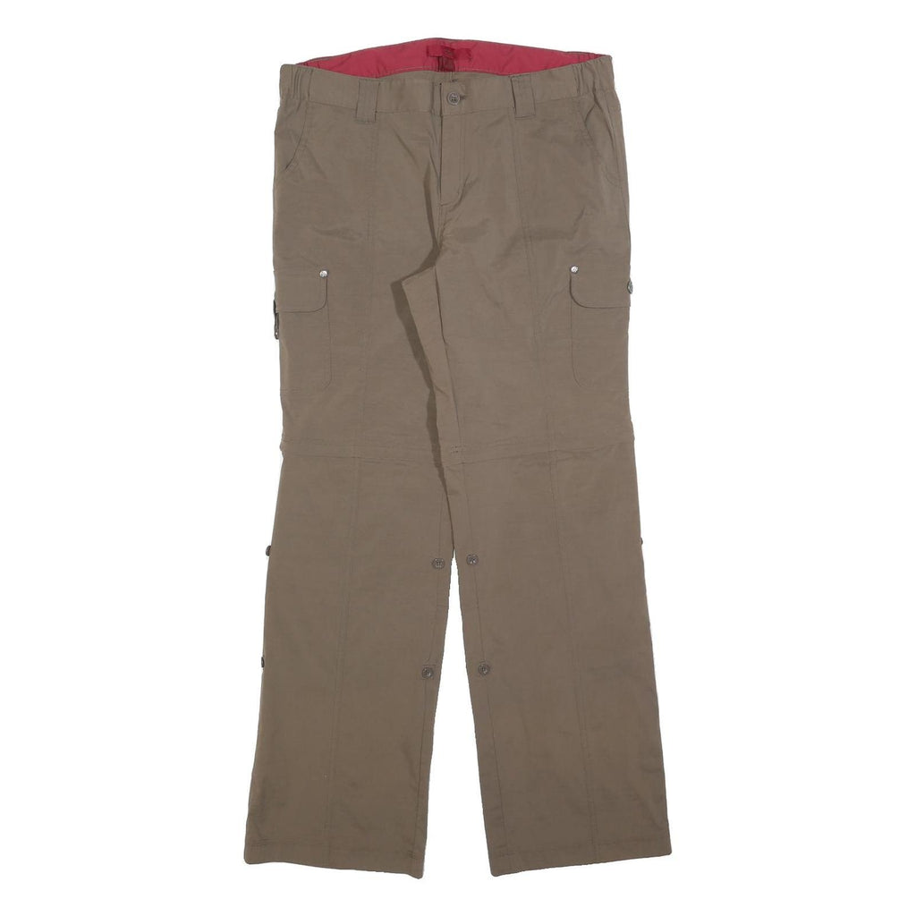 TCM Womens Regular Fit Beige Cargo Trousers W34 L32 Outdoor Casual Polyester