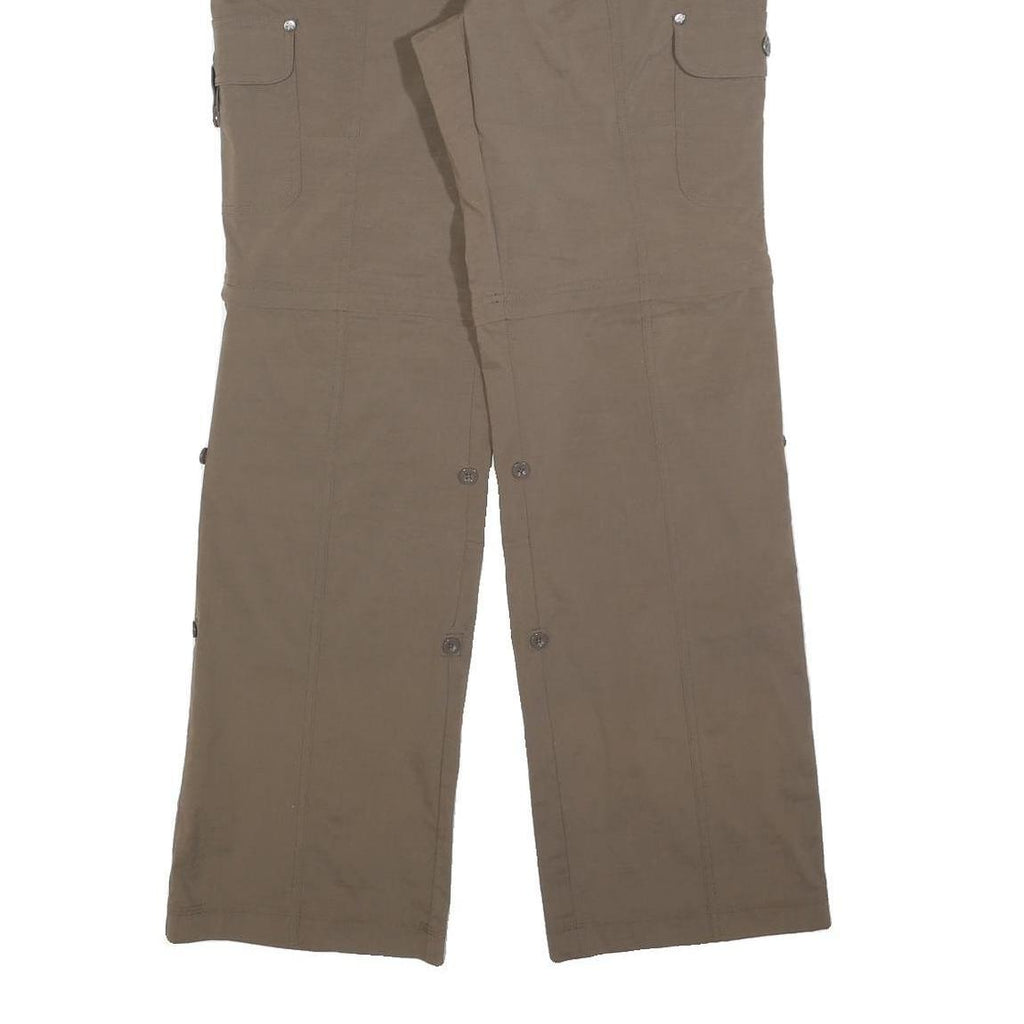 TCM Womens Regular Fit Beige Cargo Trousers W34 L32 Outdoor Casual Polyester