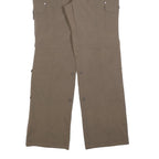 TCM Womens Regular Fit Beige Cargo Trousers W34 L32 Outdoor Casual Polyester