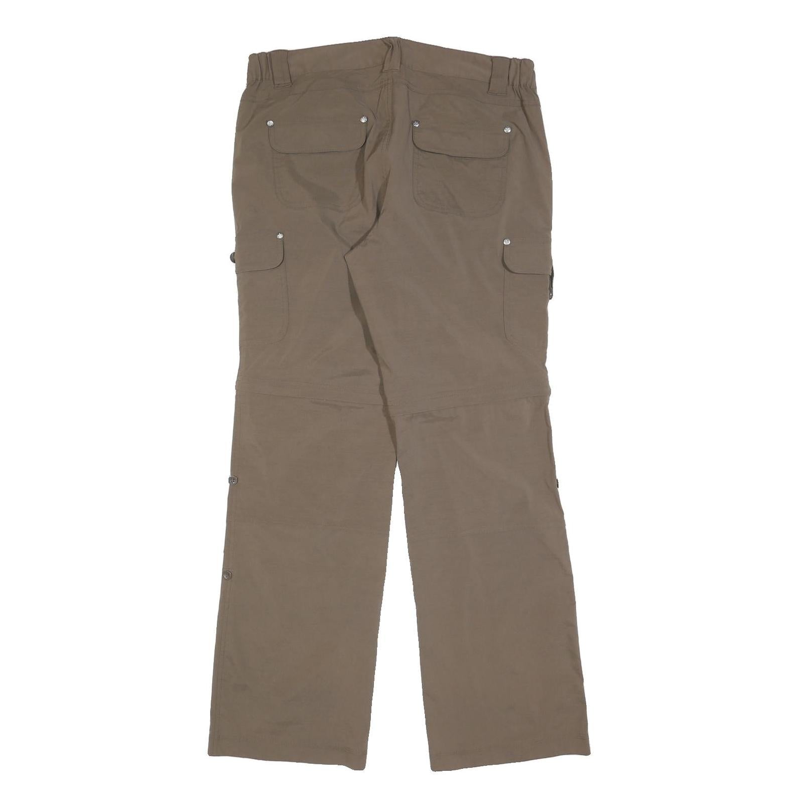 TCM Womens Regular Fit Beige Cargo Trousers W34 L32 Outdoor Casual Polyester