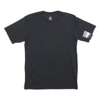 NIKE Mens Black Graphic T-Shirt M Short Sleeve Crew Neck Cotton Blend Casual