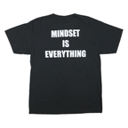 Mens Black Frankton Basketball Graphic T-Shirt L Short Sleeve Crew Neck