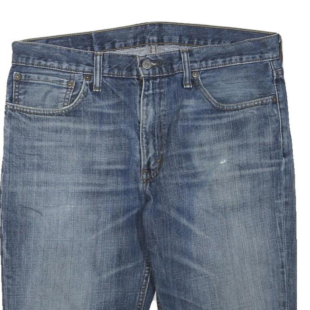 LEVI'S Mens Denim Blue Casual Shorts L W36 Cotton Blend Classic Fit