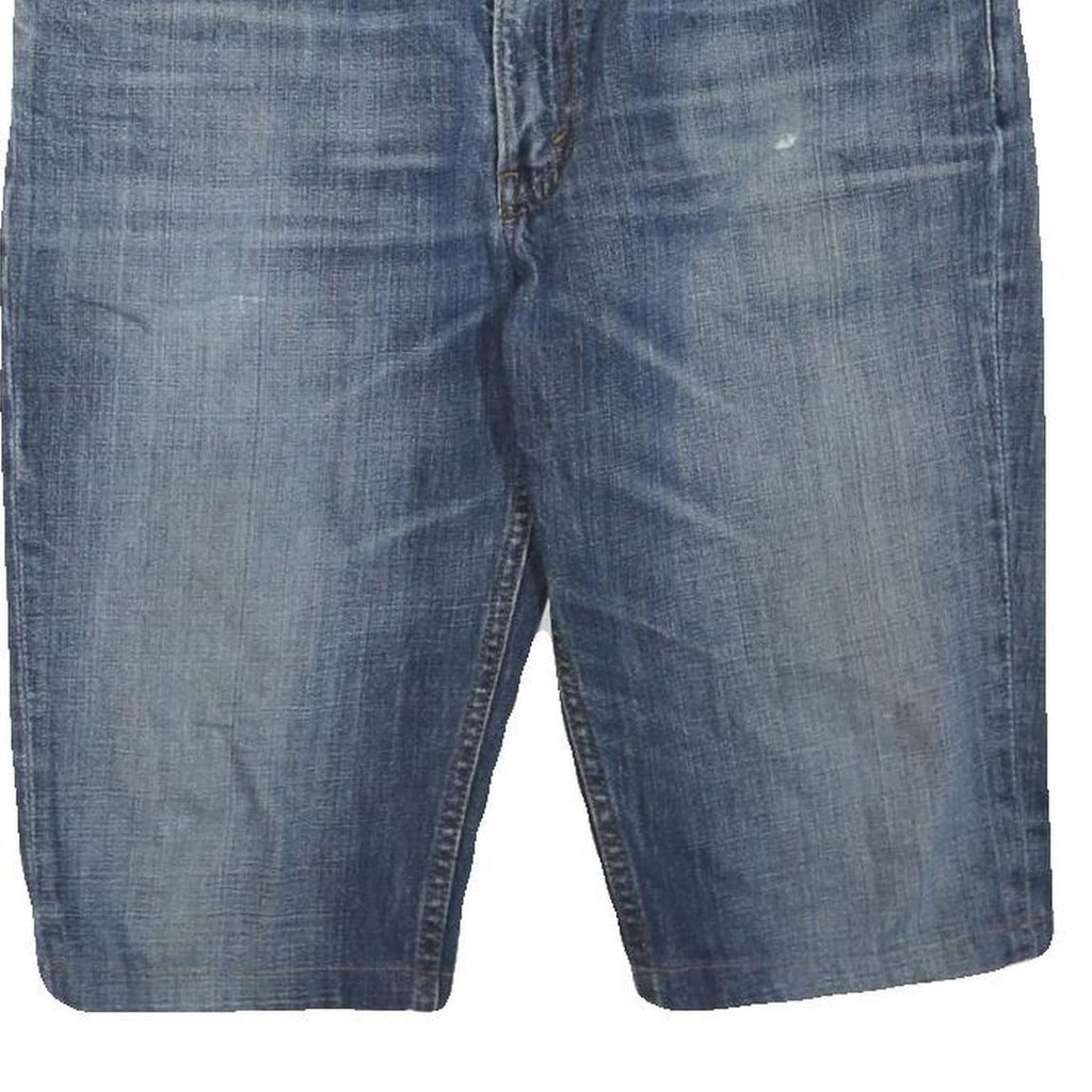 LEVI'S Mens Denim Blue Casual Shorts L W36 Cotton Blend Classic Fit