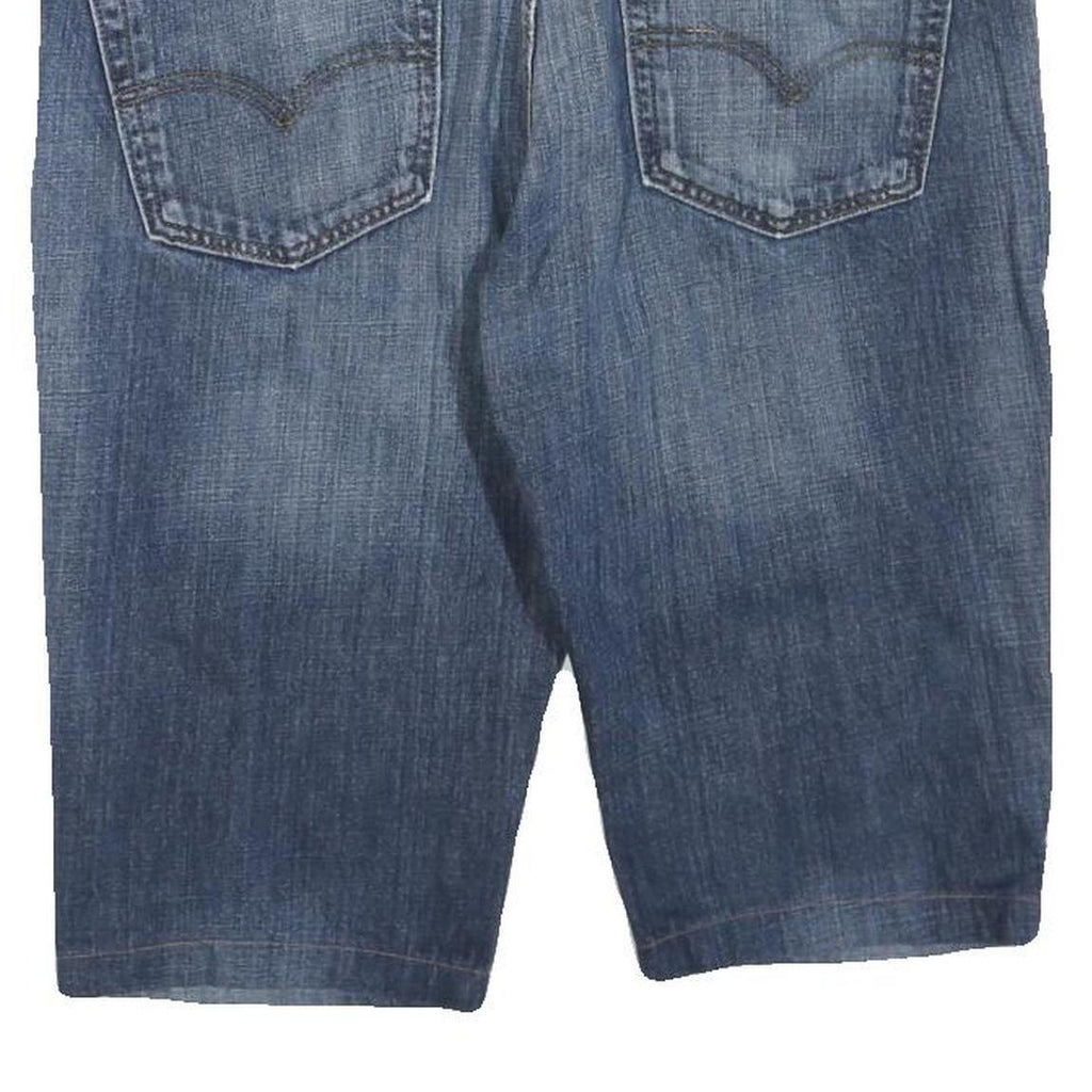 LEVI'S Mens Denim Blue Casual Shorts L W36 Cotton Blend Classic Fit