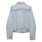 LEVI'S Womens Blue Denim Button Jacket S Cotton Classic Fit Lightweight Casual