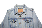 LEVI'S Womens Blue Denim Button Jacket S Cotton Classic Fit Lightweight Casual