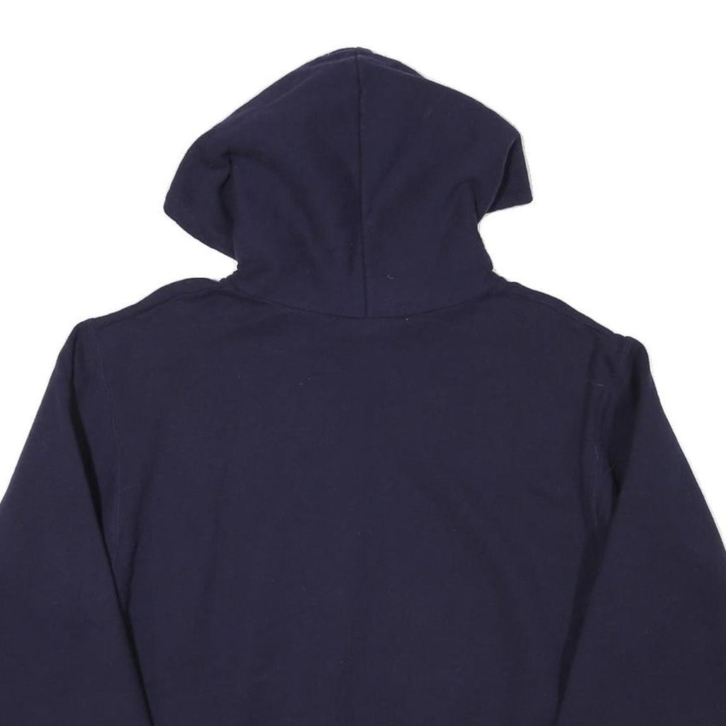 CHAMPION Mens Navy Washington Huskies Pullover Hoodie S Cotton Blend