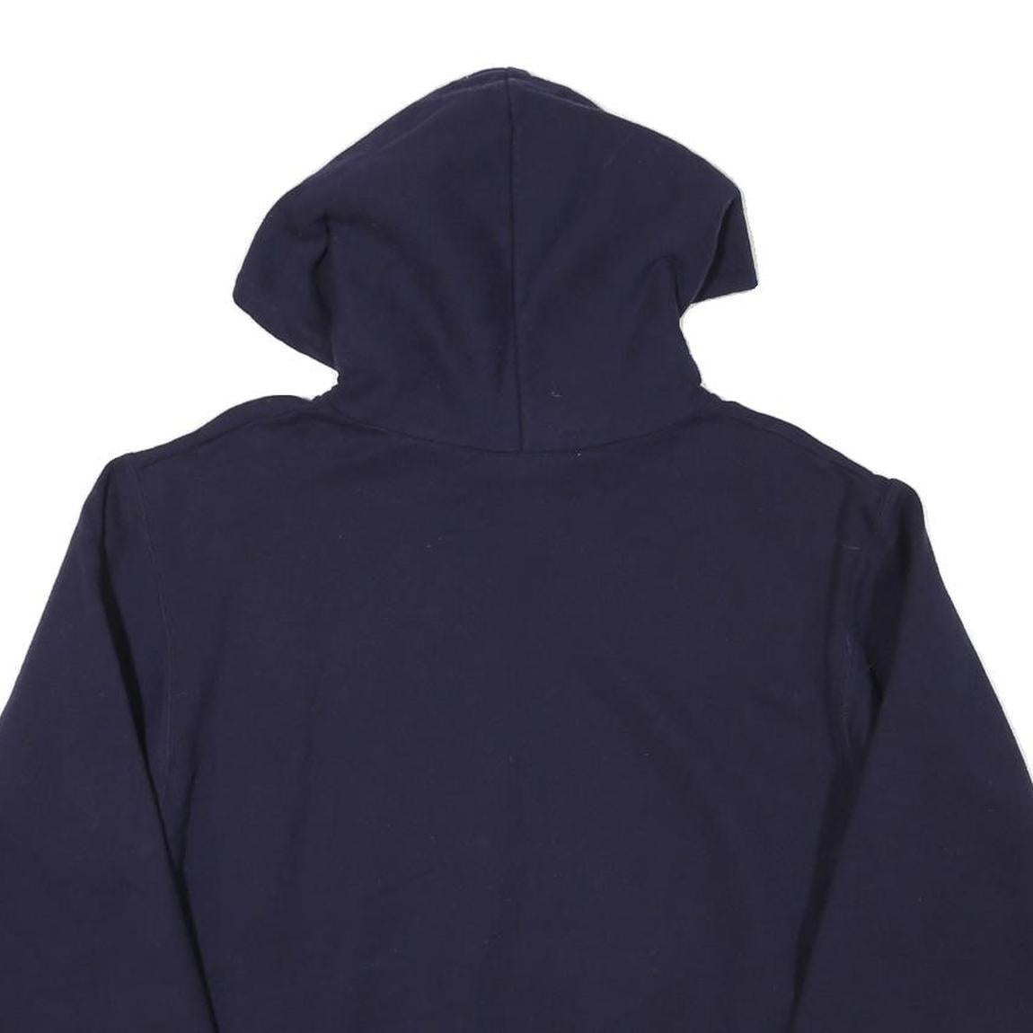 CHAMPION Mens Navy Washington Huskies Pullover Hoodie S Cotton Blend