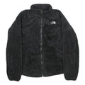 THE NORTH FACE Womens Black Jacket M Polyester Fleece Soft Warm Zip Up Outdoor