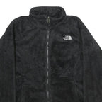 THE NORTH FACE Womens Black Jacket M Polyester Fleece Soft Warm Zip Up Outdoor