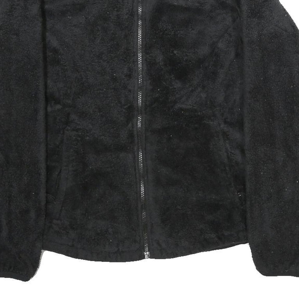 THE NORTH FACE Womens Black Jacket M Polyester Fleece Soft Warm Zip Up Outdoor