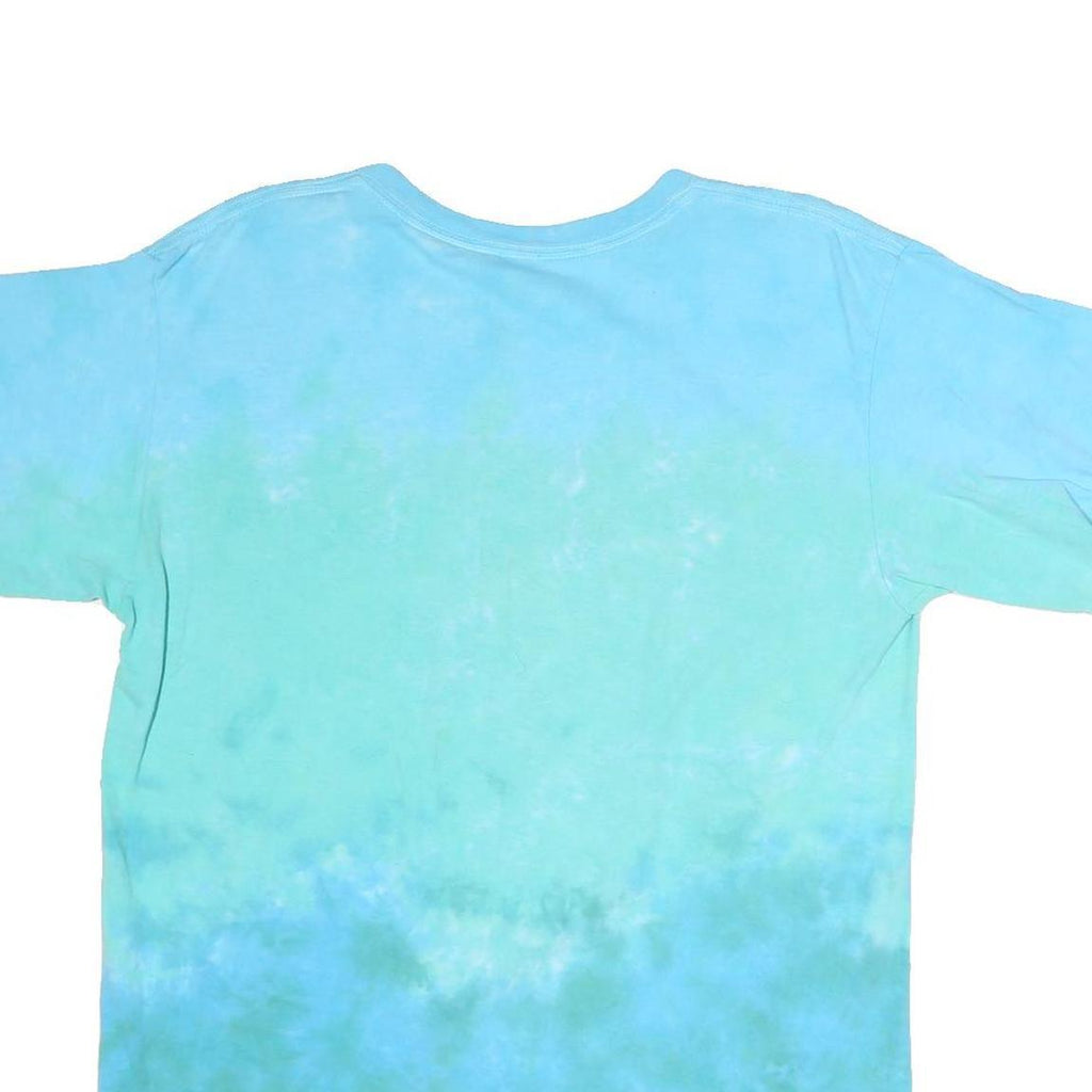 LIQUID BLUE Mens Blue & Green Turtle Graphic T-Shirt M Short Sleeve Crew Neck