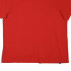 PUMA Mens Red Short Sleeve Polo Shirt XL Cotton Blend Basic Casual Sports