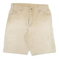 DICKIES Mens Shorts Beige Casual L W32 Cotton Blend Workwear Utility