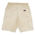 DICKIES Mens Shorts Beige Casual L W32 Cotton Blend Workwear Utility