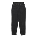 LEVI'S Womens 512 Tapered Jeans Black Slim Cotton Denim W25 L27 Stylish