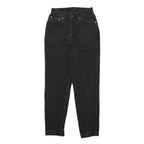 LEVI'S Womens 512 Tapered Jeans Black Slim Cotton Denim W25 L27 Stylish
