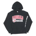 Mens Black Cardinals Soccer Cotton Pullover Hoodie Size M Team Sweatshirt