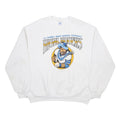 JERZEES Womens White La Habra High School Football Highlanders Crew Neck XL