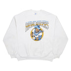 JERZEES Womens White La Habra High School Football Highlanders Crew Neck XL