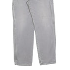 DICKIES Mens Regular Grey Denim Jeans W30 L30 Workwear Cotton Blend Zip Closure