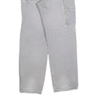 DICKIES Mens Regular Grey Denim Jeans W30 L30 Workwear Cotton Blend Zip Closure