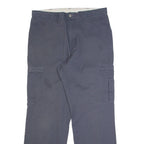 DICKIES Cargo Workwear Mens Trousers Grey Regular Straight W38 L34