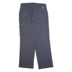 DICKIES Cargo Workwear Mens Trousers Grey Regular Straight W38 L34
