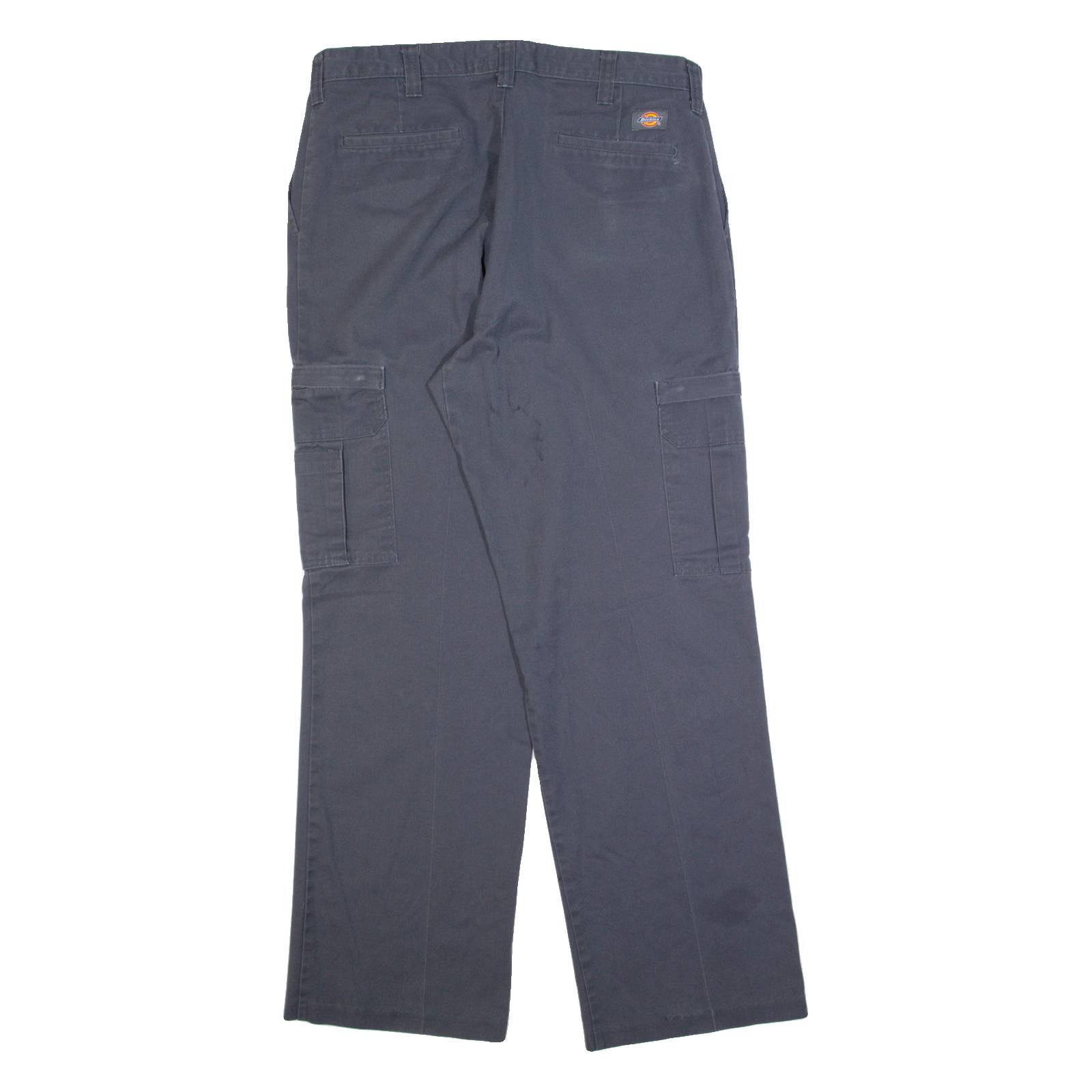 DICKIES Cargo Workwear Mens Trousers Grey Regular Straight W38 L34