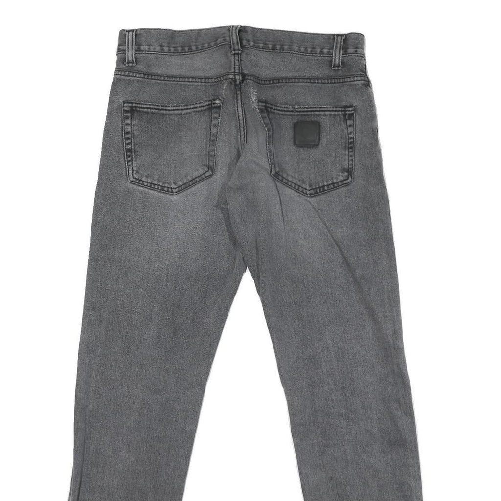 CARHARTT Mens Grey Regular Fit Straight Denim Jeans W31 L31 Casual Workwear