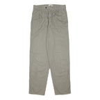 AVANTI Mens Cotton Beige Regular Fit Straight Leg Trousers W30 L32 Casual Wear