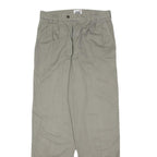 AVANTI Mens Cotton Beige Regular Fit Straight Leg Trousers W30 L32 Casual Wear